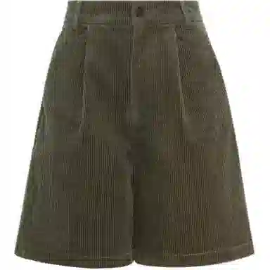 美洋 棉感灯芯绒阔腿休闲短裤 女款