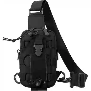 尊梵 迷彩徒步运动潮牌手机小斜挎包 尼龙 单肩胸包 男女同款情侣款 多色