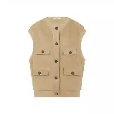 美洋 圆领小飞袖马夹马甲 女款