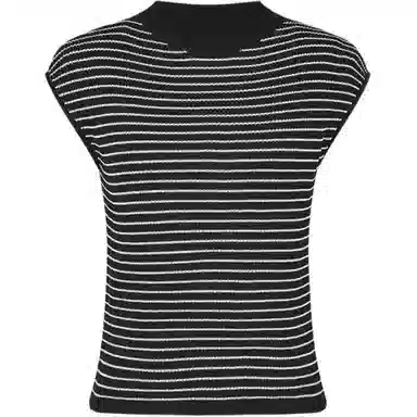 美洋 天丝亚麻条纹背心 女款