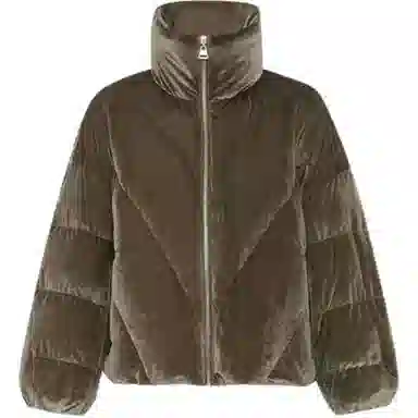 美洋 鹅绒丝绒加厚羽绒服 女款