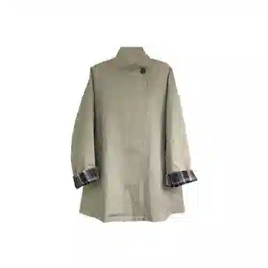 识恩 高级感复古风长袖风衣 女款