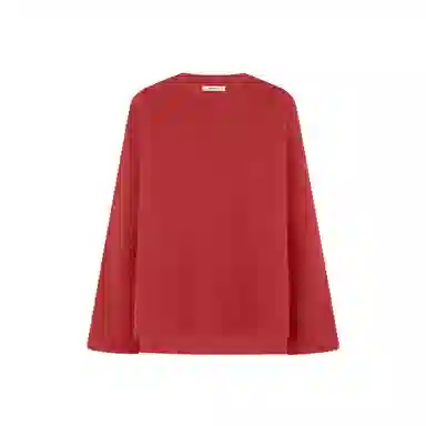 美洋 热红酒狐狸绒羊毛混纺毛衣 女款