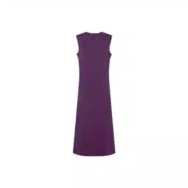 美洋 精梳棉砂洗优雅无袖连衣裙 女款