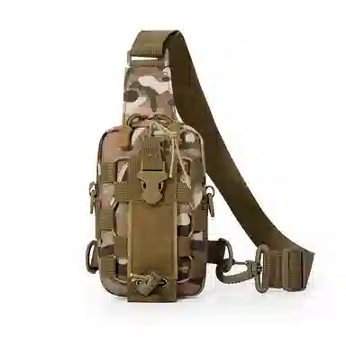 尊梵 迷彩徒步运动潮牌手机小斜挎包 尼龙 单肩胸包 男女同款情侣款 多色