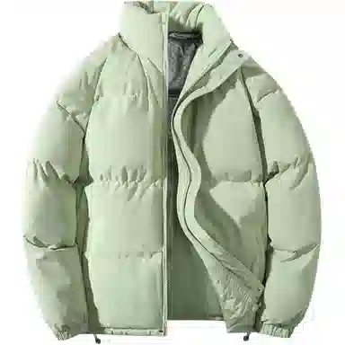 BUSINE 2025 Solid Color Winter Puffer Jacket