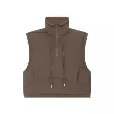 美洋 鹅绒雅丹风开叉马甲 女款