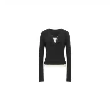 美洋 修身羊毛衫可机洗假两件毛衣 女款