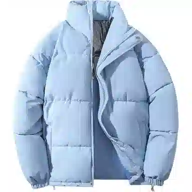 BUSINE 2025 Solid Color Winter Puffer Jacket