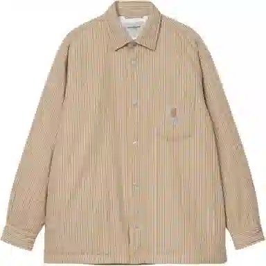 Carhartt WIP Classic Square Logo Stripe Shirt