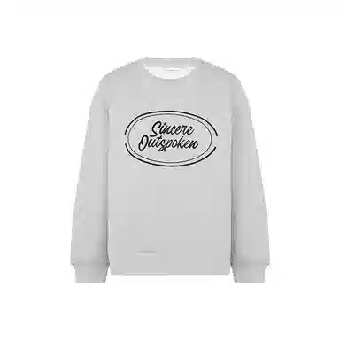 美洋 立体植绒字母印花卫衣 女款