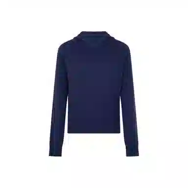 美洋 绵羊毛宽松连帽针织衫 女款