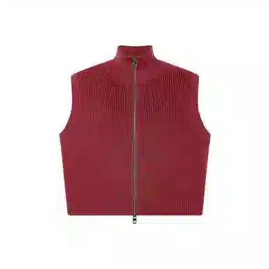 美洋 针织机洗绵羊毛马甲 女款