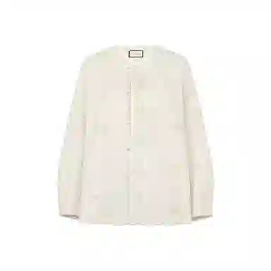 美洋 浮雕金丝提花羊毛夹克 女款