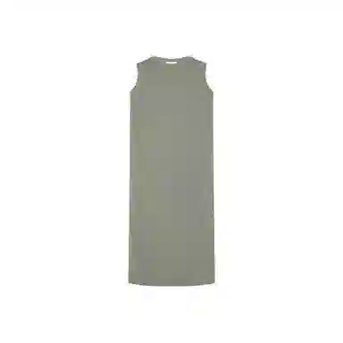 美洋 天丝苎麻圆领宽松长袖连衣裙 女款