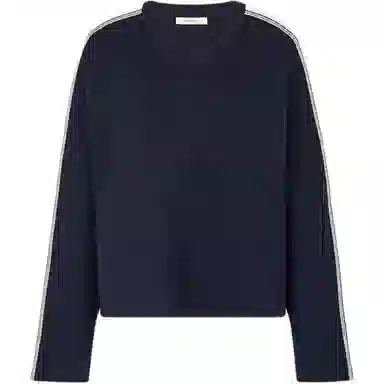 美洋 全棉撞色圆领毛衣 女款