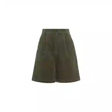 美洋 棉感灯芯绒阔腿休闲短裤 女款