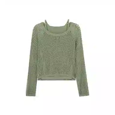 美洋 长袖通勤罩衫针织衫 女款