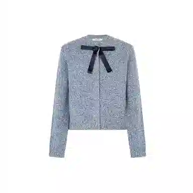 美洋 开衫绵羊毛花纱针织衫 女款