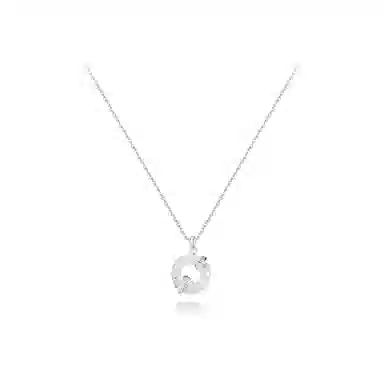 【纯银999 | 三生有杏】 六桂福珠宝 小众设计经典百搭学常高级感简约精致轻奢极简通勤约会温柔气质可调节 足银 项链 女款