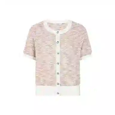 美洋 樱花草开衫小香针织衫 女款