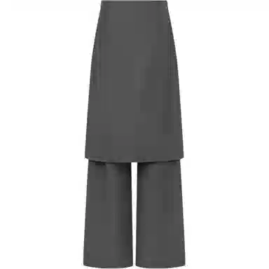 美洋 遮胯假两件侧拉链休闲长裙 女款