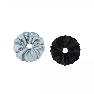 丹琴 丝绸枕头睡觉 缎面自然卷发神器大肠丸子头盘扎头发饰 布艺 发圈 女款