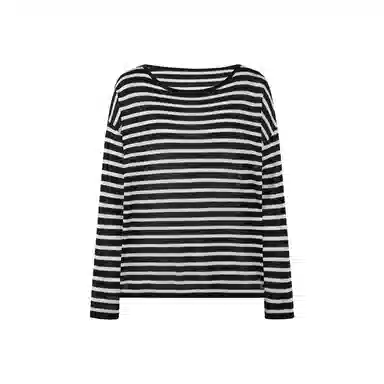 美洋 冰丝条纹抗菌针织衫 女款