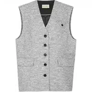 美洋 花灰小香编织马甲 女款