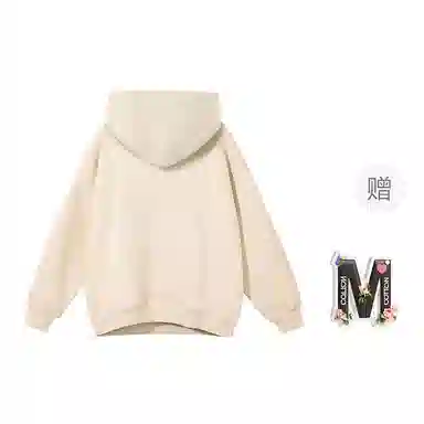 棉购 秋冬加绒加厚学生美式帽衫情侣装重磅宽松上衣宽松街头时尚潮流卫衣 男女同款