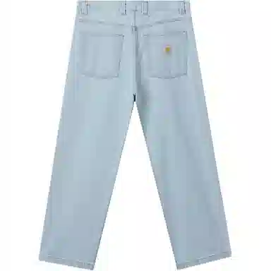 Carhartt WIP Square Logo Washed Denim Pants