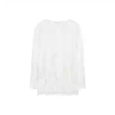 美洋 蕾丝衫浪漫诗意立体绣花衬衫 女款