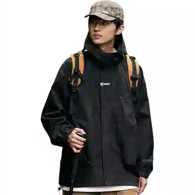 恒源祥  舒适通用保暖气质百搭时尚 冲锋衣 男款