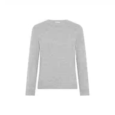 美洋 绵羊毛圆领无缝收花针织衫 女款