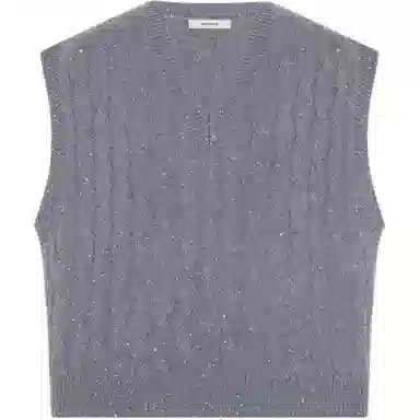 美洋 羊绒星空珠片马甲 女款