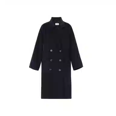 美洋 全羊毛双排扣双面呢大衣 女款