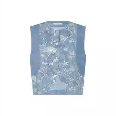 美洋 重工刺绣珠片绣新中式马甲 女款