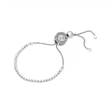 Pandora Sparkling Heart Bracelet Glacier Blue