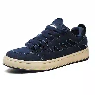 乐乐鱼 美式复古韩版百搭休闲小众个性舒适 耐磨 低帮 板鞋 男款