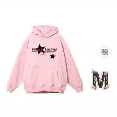 棉购 美式复古连帽宽松小众潮流卫衣 男女同款