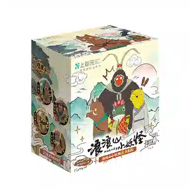 卡游 浪浪山小妖怪 蛙大郎 黑熊怪 小猪妖 红孩儿 黄狼精 青蛙精马口铁  徽章