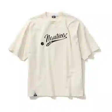 nautica white sail Reebok logoT