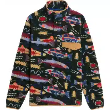 patagonia Synchilla Snap-T Logo