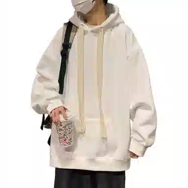 金盾 重磅外套休闲刺绣宽松连帽卫衣 男款