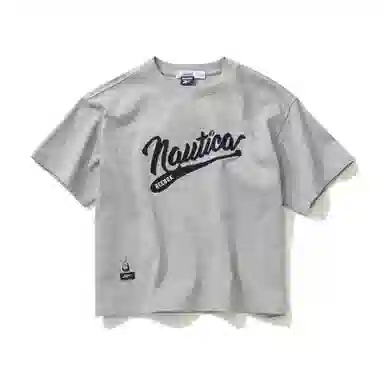 nautica white sail Reebok logo T