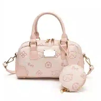 MINLUBAOLUO Boston Bag Pink