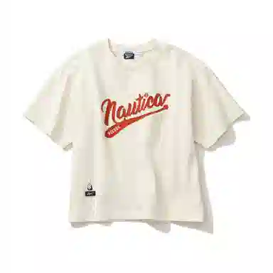 nautica white sail Reebok logo T