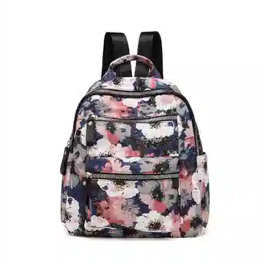 红蜻蜓 涂鸦印花大容量通勤出游书包 织物 背包双肩包 常规 男女同款情侣款 多色