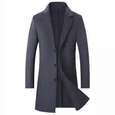 Devanro Wool Coat Mid-Length Double-Sided