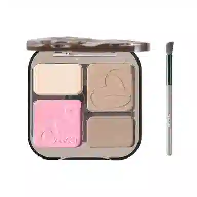 唯资 高光修容一体综合四色修容盘 修饰轮廓 赠修容刷